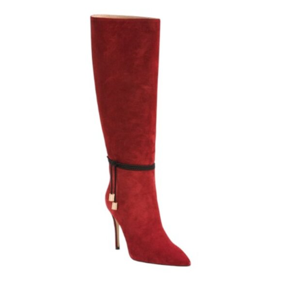 BEAUTIISOLES Made In Italy Suede Lindsay High Shaft Boots - Picture 1 of 3